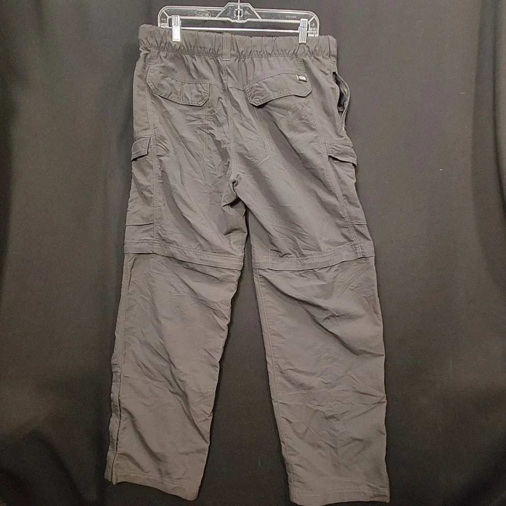 The North Face Mens Gray Convertible Cargo Hiking Pants Size L 36x30.5 A4J0